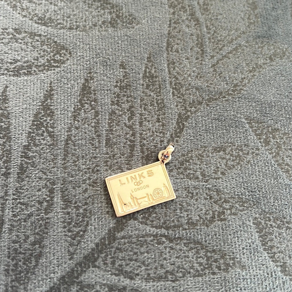 Links London postcard necklace charm